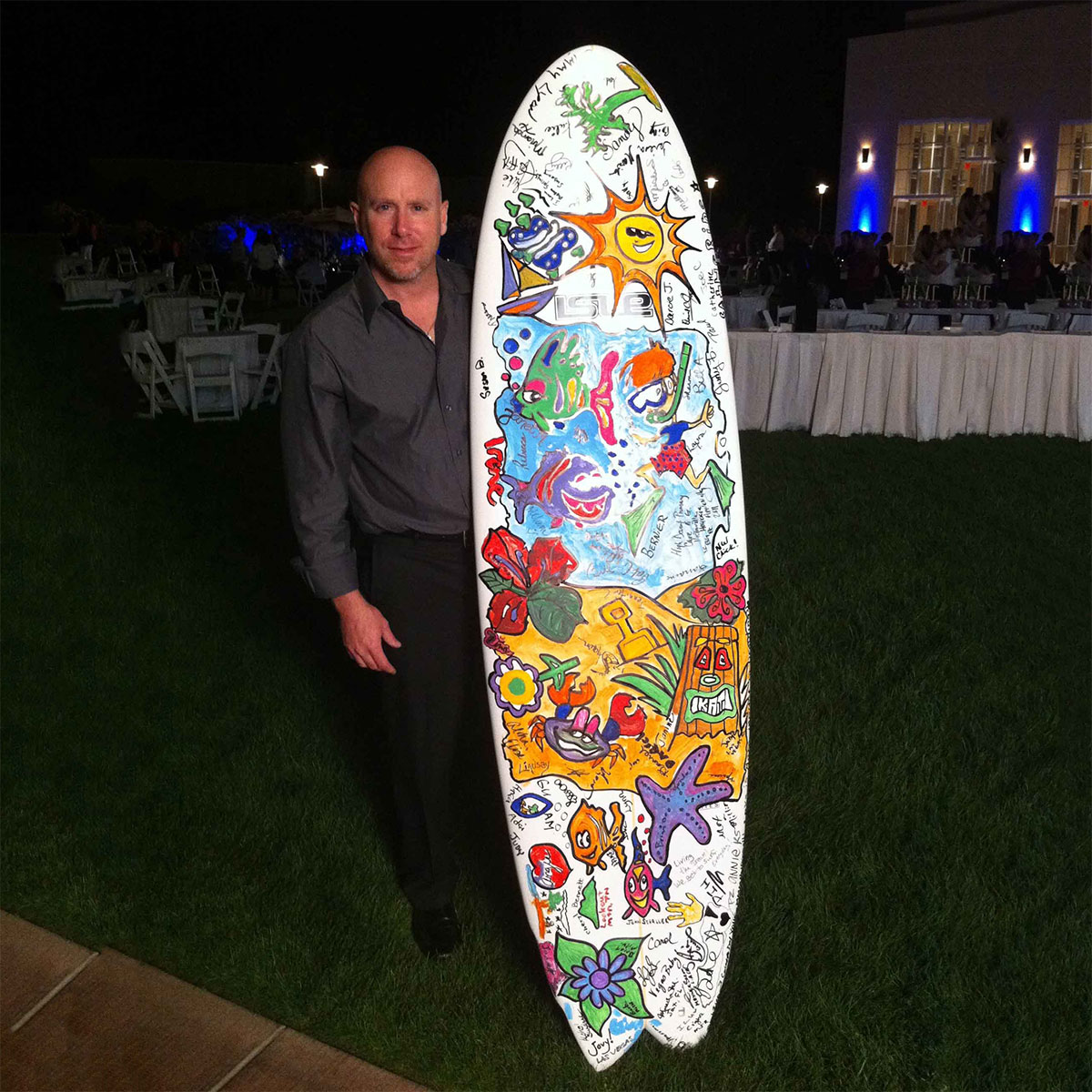 Kræft Glat Slagskib Surfboard Painting - Interactive Entertainment, Entertainment - Pacific  Event Productions