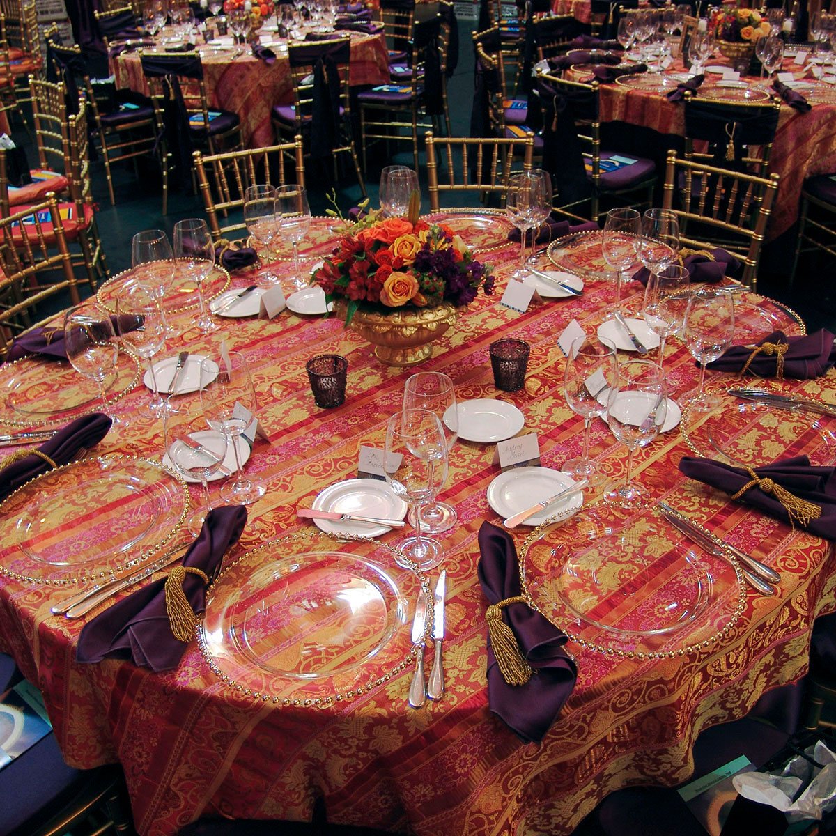 Amber Moroccan Tapestry Table Linen - Image 4