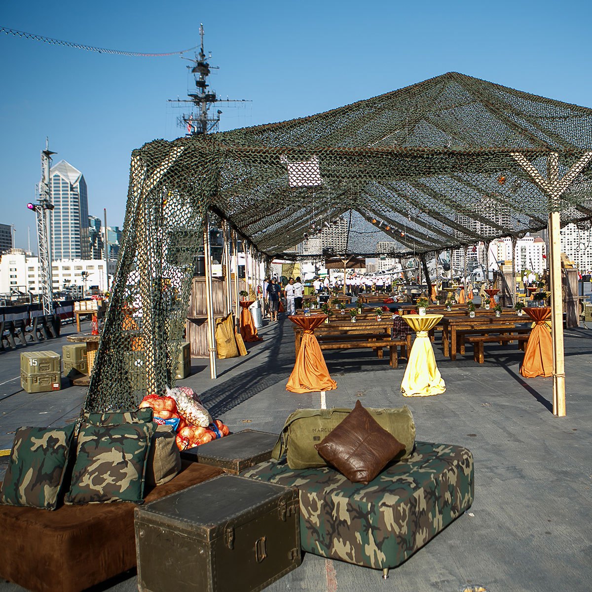 Camo 4' Square Ottoman - Image 2