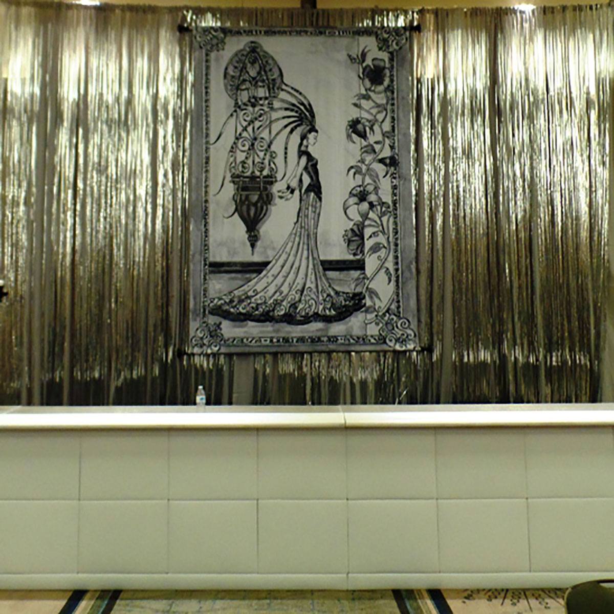 Art Nouveau Fabric Poster - Image 2