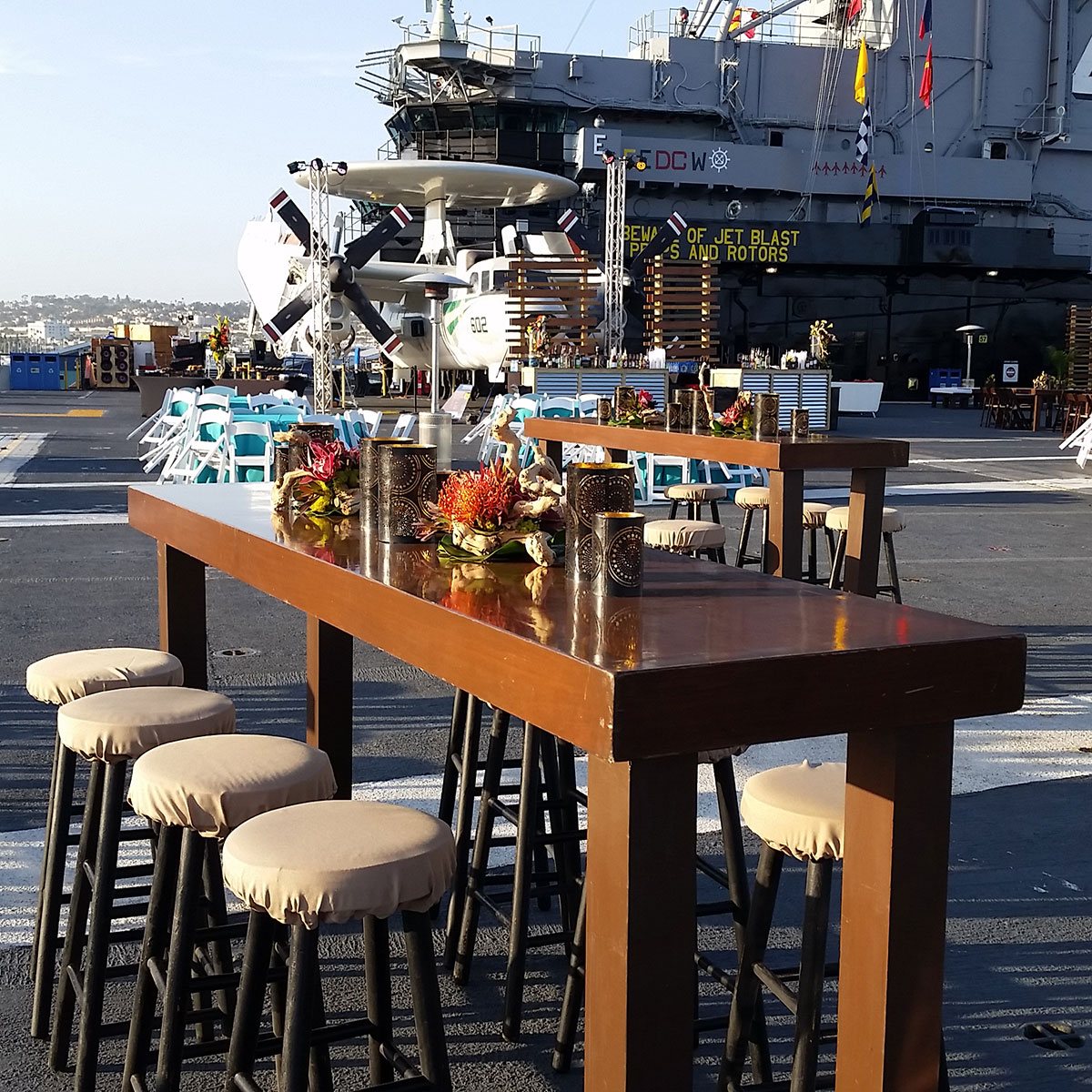 Black Wood Bar Stool - Image 3