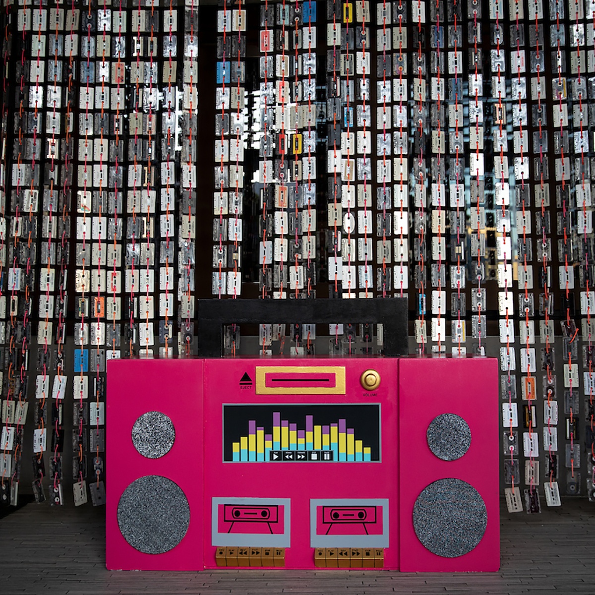 Hot Pink Boom Box - Image 2