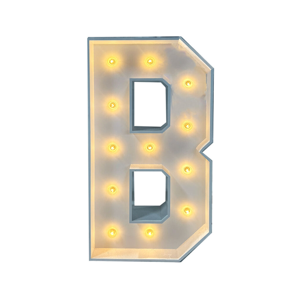4' Marquee Letter - B
