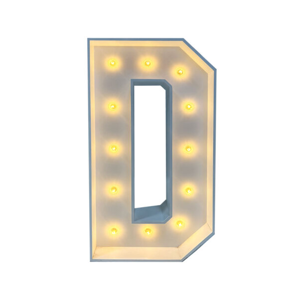 4' Marquee Letter - D