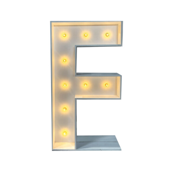 4' Marquee Letter - F