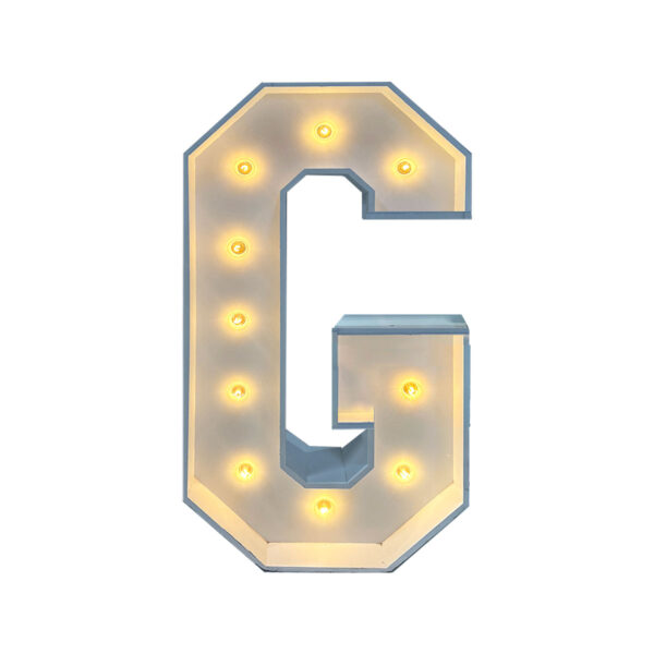 4' Marquee Letter - G