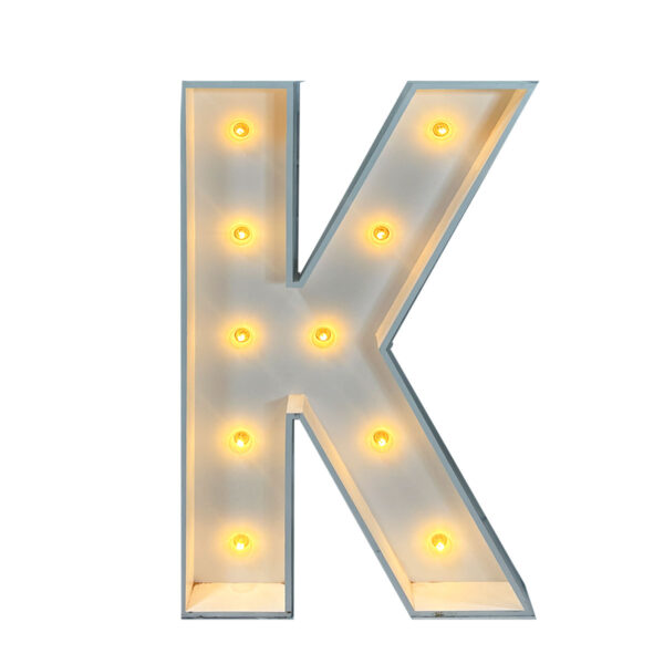 4' Marquee Letter - K