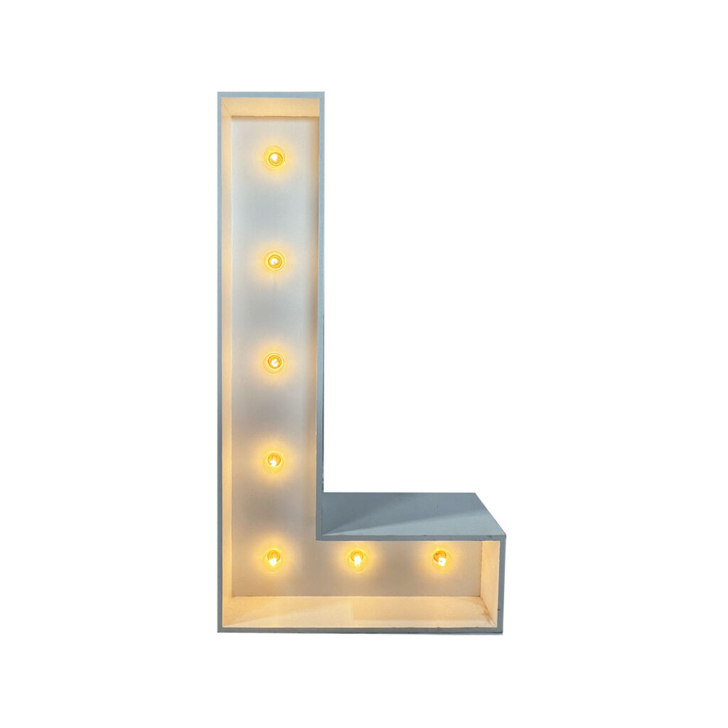 4' Marquee Letter - L