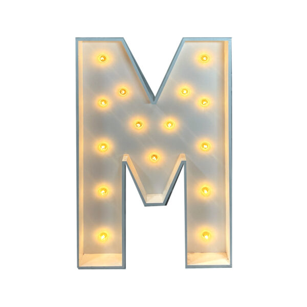 4' Marquee Letter - M