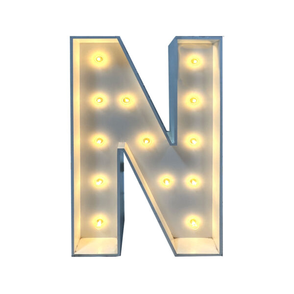 4' Marquee Letter - N