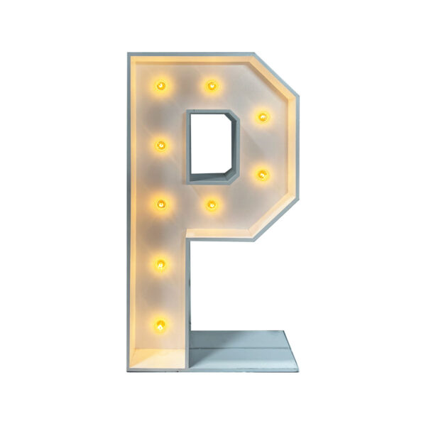 4' Marquee Letter - P