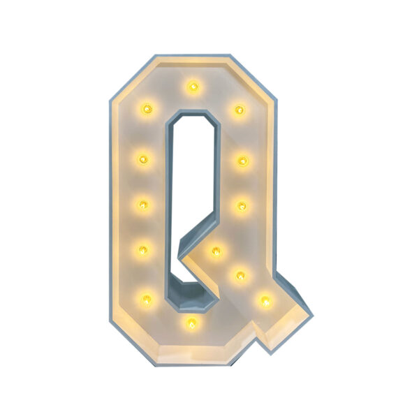 4' Marquee Letter - Q