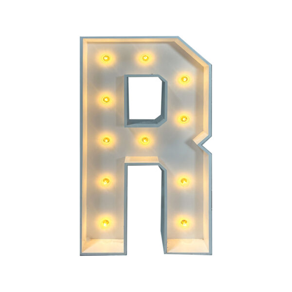 4' Marquee Letter - R