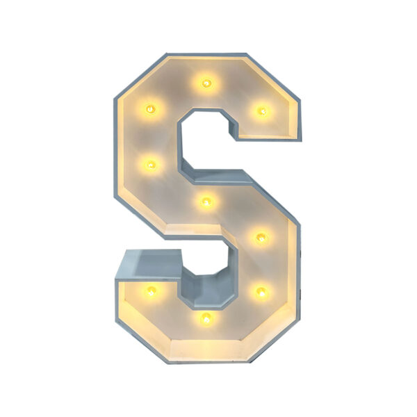 4' Marquee Letter - S