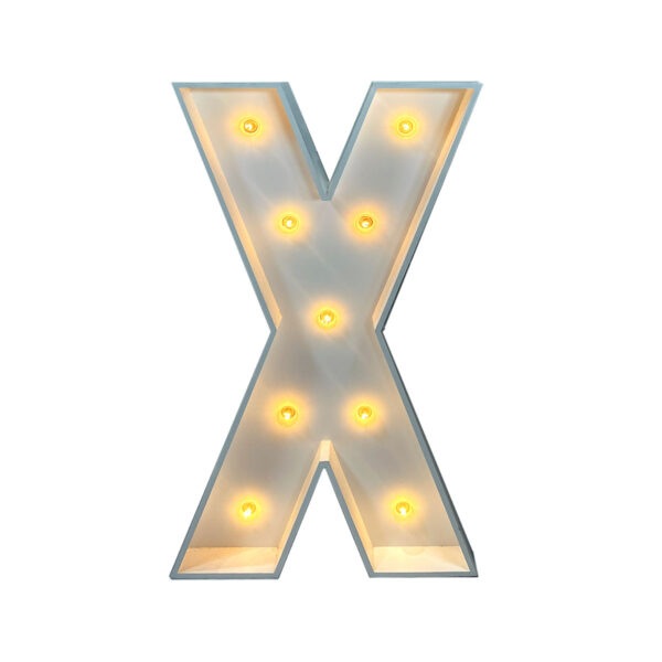 4' Marquee Letter - X