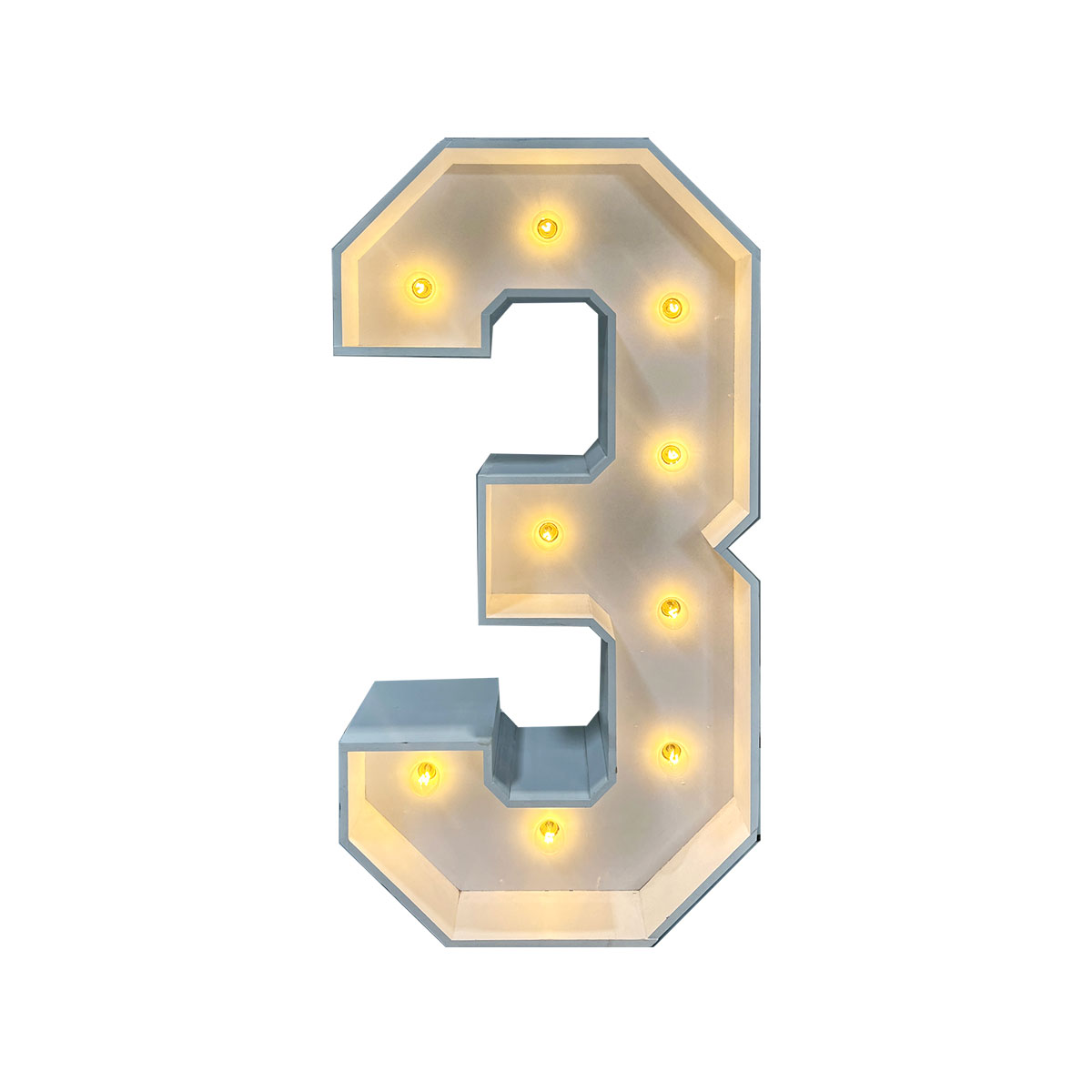 4' Marquee Number - 3