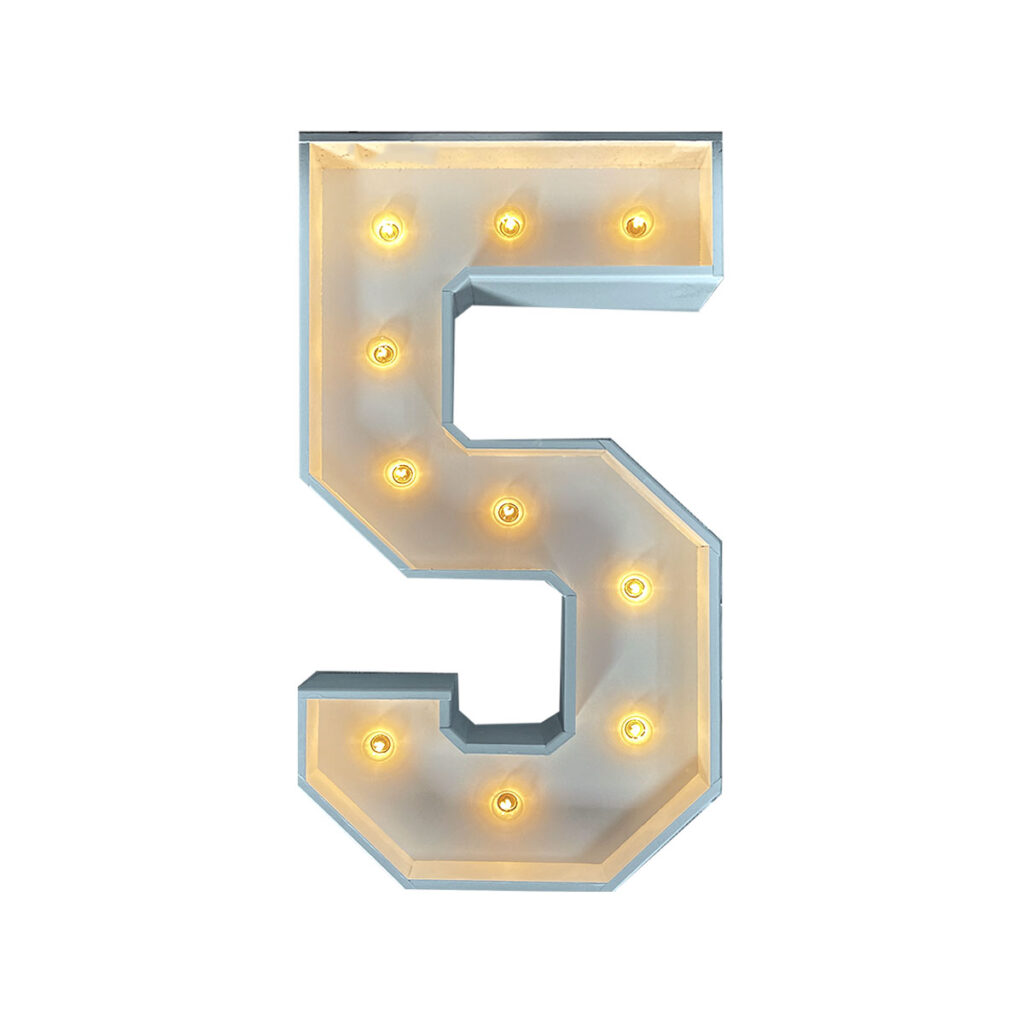 4' Marquee Number - 5