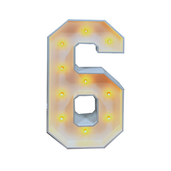 4' Marquee Number - 6