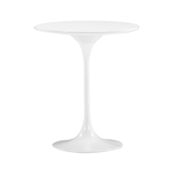 White Tulip Accent Table