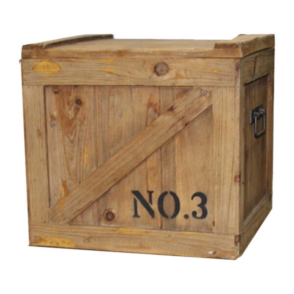 Wooden Ammunition Box (Small Cube)