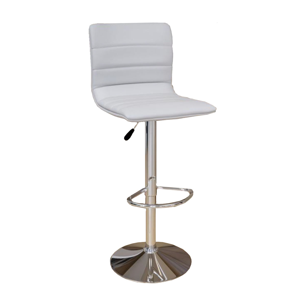 Adapt Bar Stool, White, Adjustable