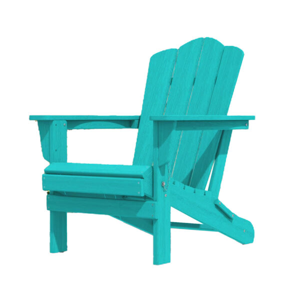 Adirondack Chair, Aqua, Folding