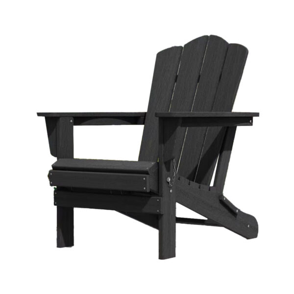 Adirondack Chair, Black, Folding