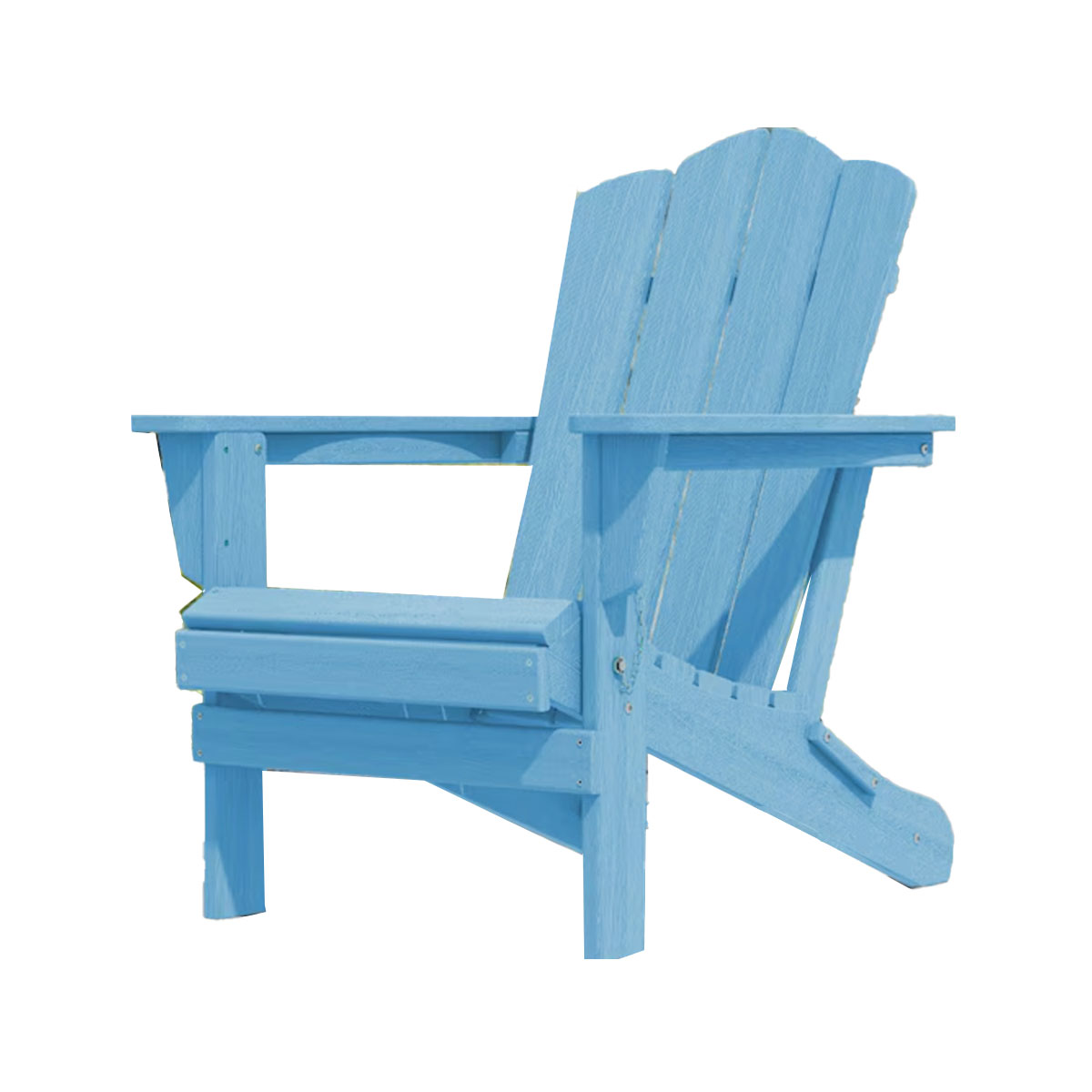 Adirondack Chair, Light Blue, Folding