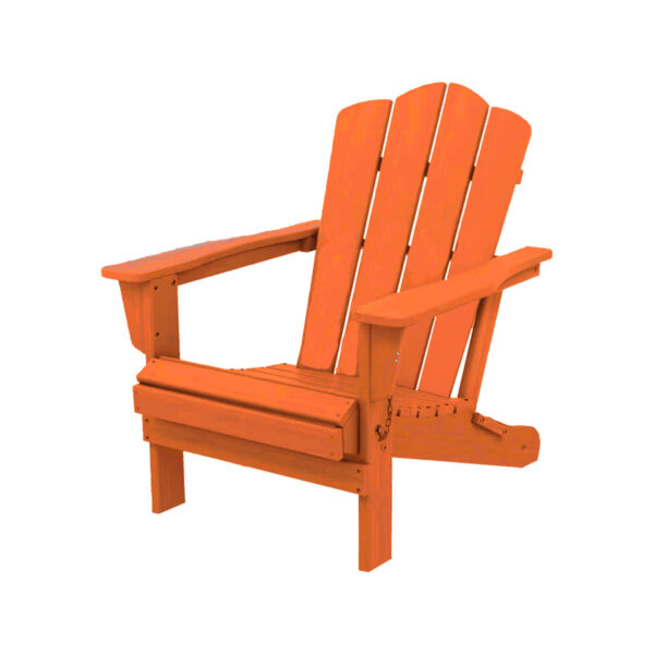 Adirondack Chair, Orange, Folding