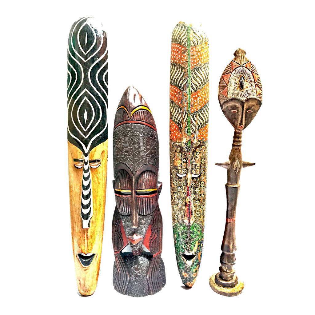 Wood Carved Masks