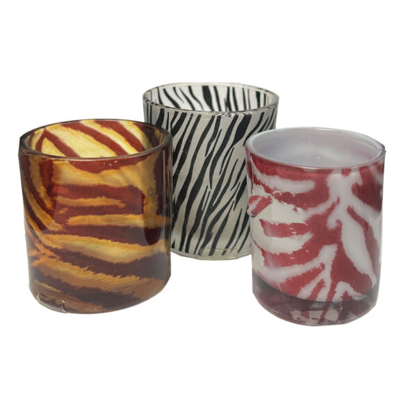 Animal Print Votive Holder