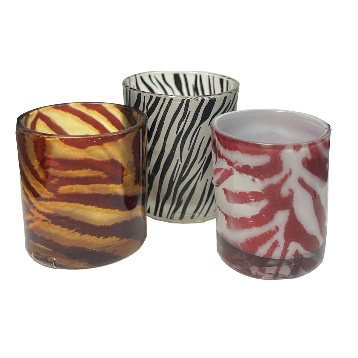 Animal Print Votive Holder