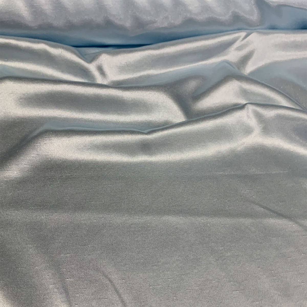 Baby Blue Shantung Table Runner - Image 2