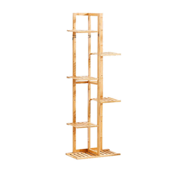 Bamboo Tiered Plant Stand