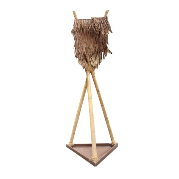 Bamboo Tripod Stand (Large with Thatching)