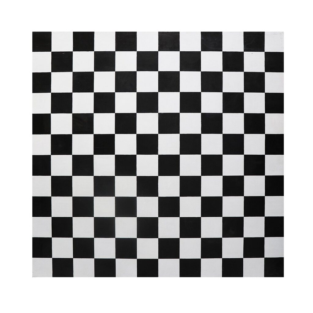 Black & White Checkered Panel