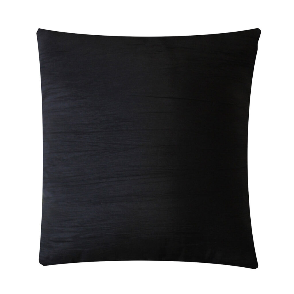 Black Crinkle Pillow