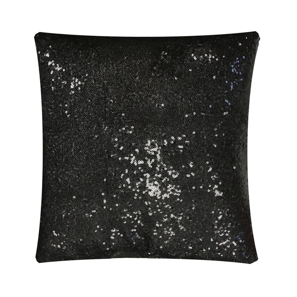 Black Glitz Sequin Pillow