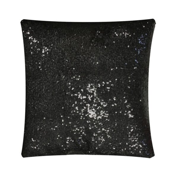 Black Glitz Sequin Pillow