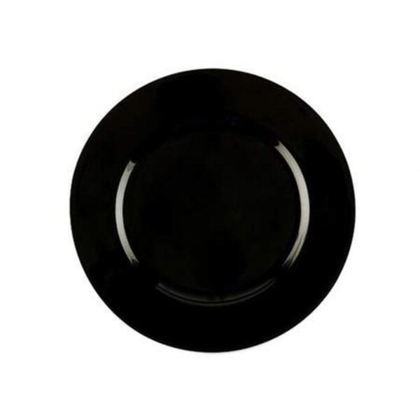 Black Lacquer Charger Plate
