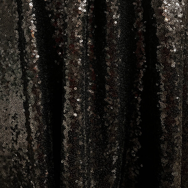 Black Sequin Drape