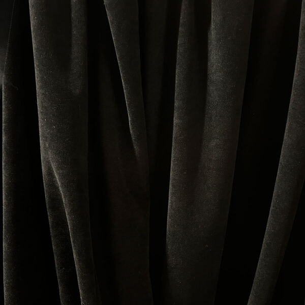 Black Super Velvet Drape