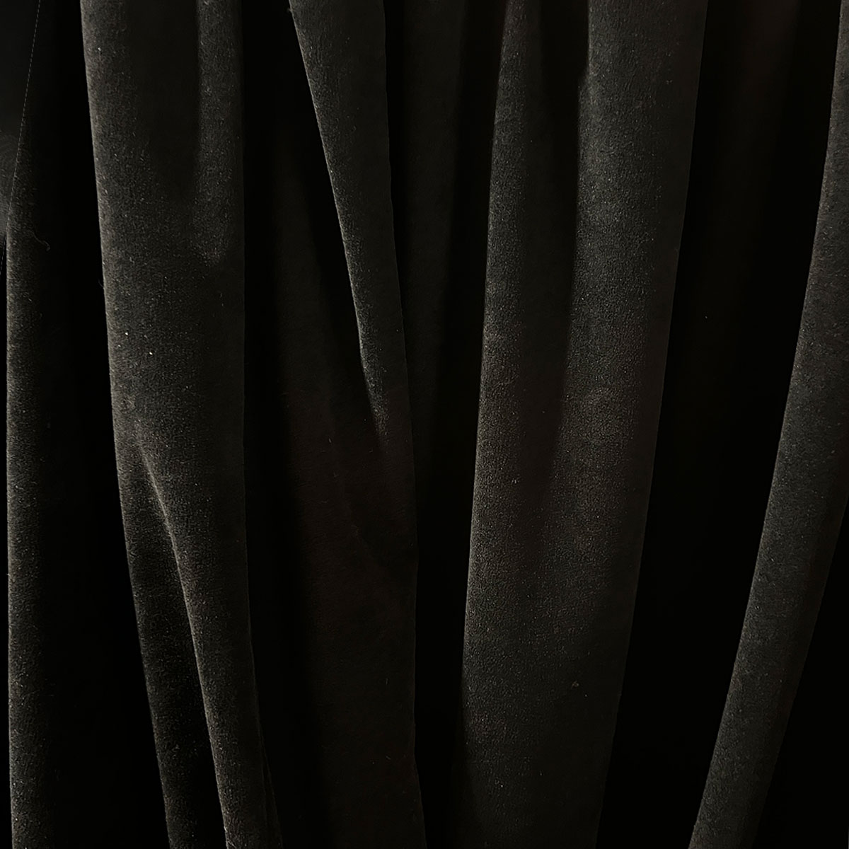 Black Super Velvet Drape