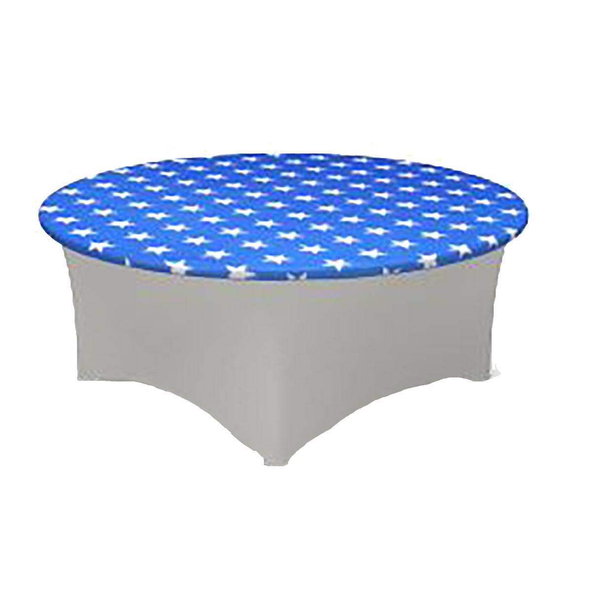 Blue & White Stars Spandex Form