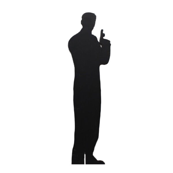 Bond Man Silhouette Cutout