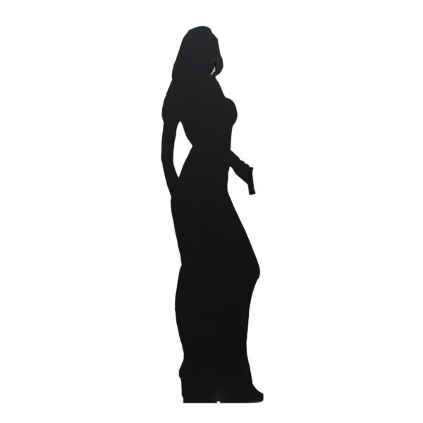 Bond Woman Silhouette Cutout