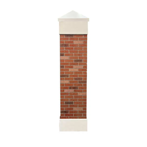 Brick Column with Pyramid Cap