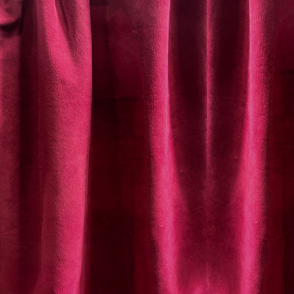 Burgundy Velvet Drape
