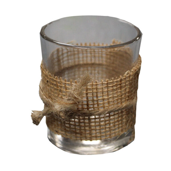Burlap Votive Holder
