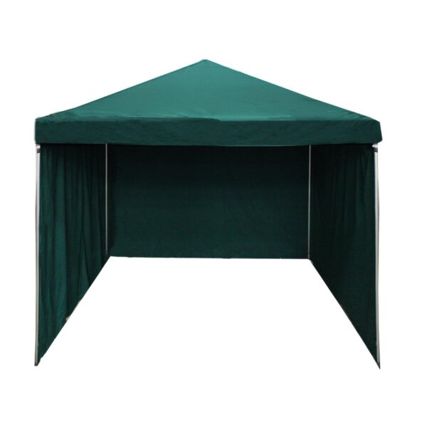 Green Canvas Canopy with Side Walls
